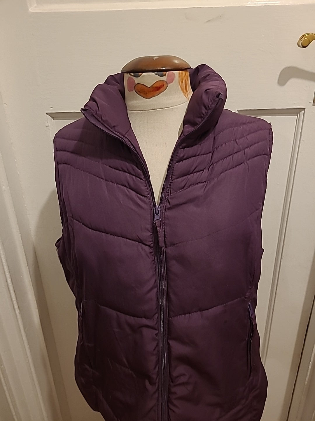 Ladies Store Twenty One Size 16 Purple Puffer Jacket