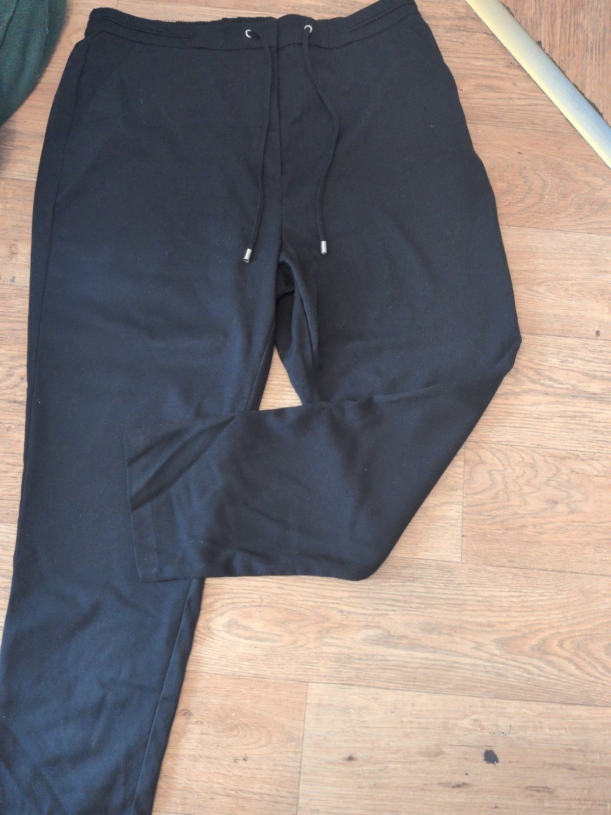 F&F 18 Black Elasticated Trousers Smart