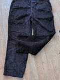 Mens Marks And Spencer Size 38/29 Chocolate Brown Coderoy Trousers