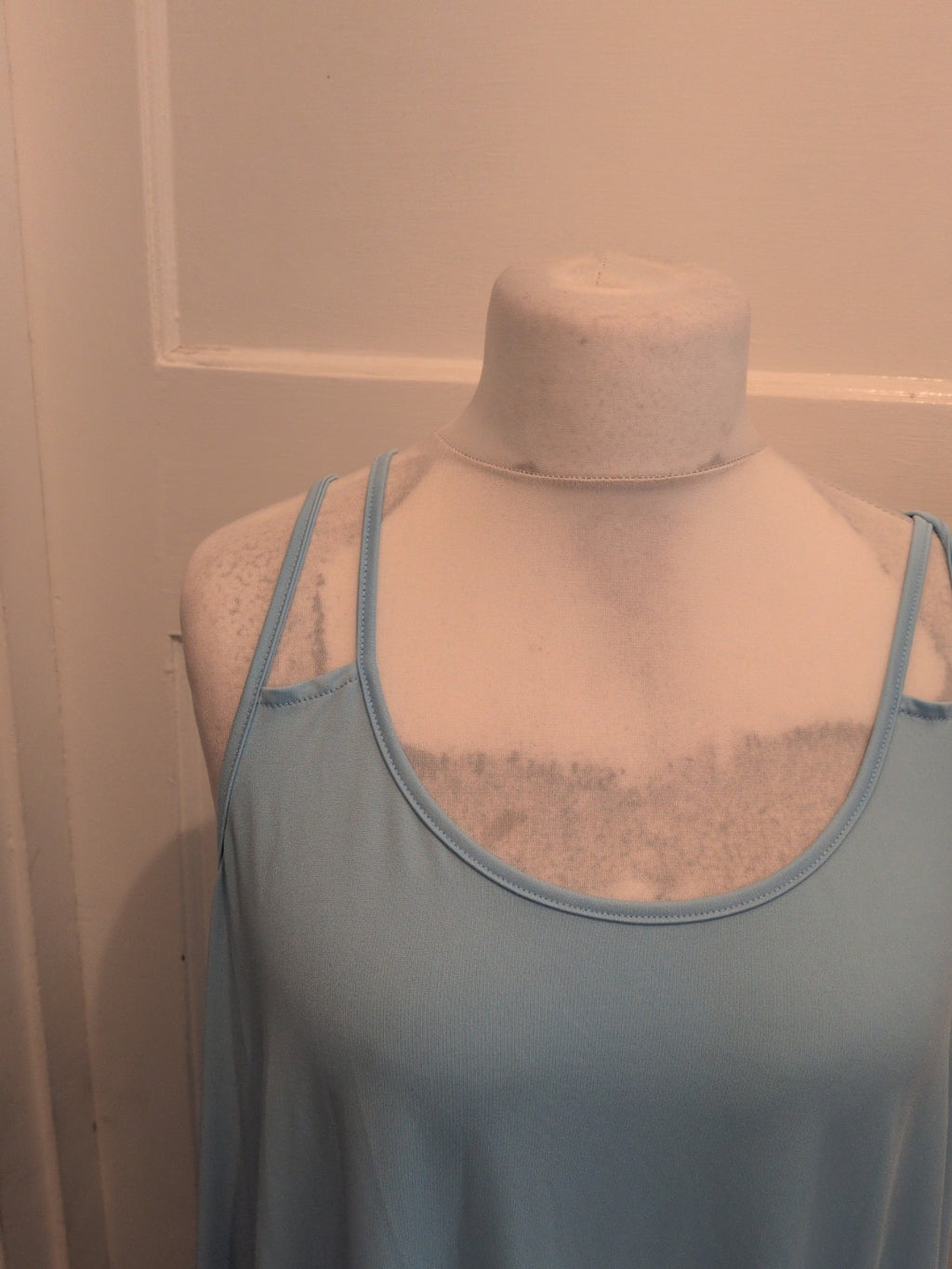 Shein 3XL Pale Blue Sleeveless Dress