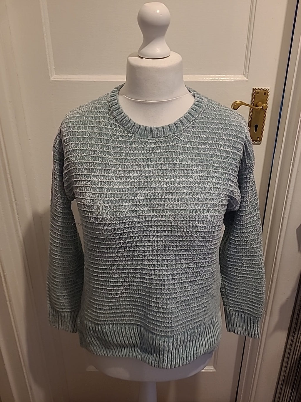 Ladies Bonmarche Size 10 Turquoise Long Sleeved Jumper