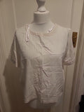 Ladies Primark Size 8 White Short Sleeve T-shirt