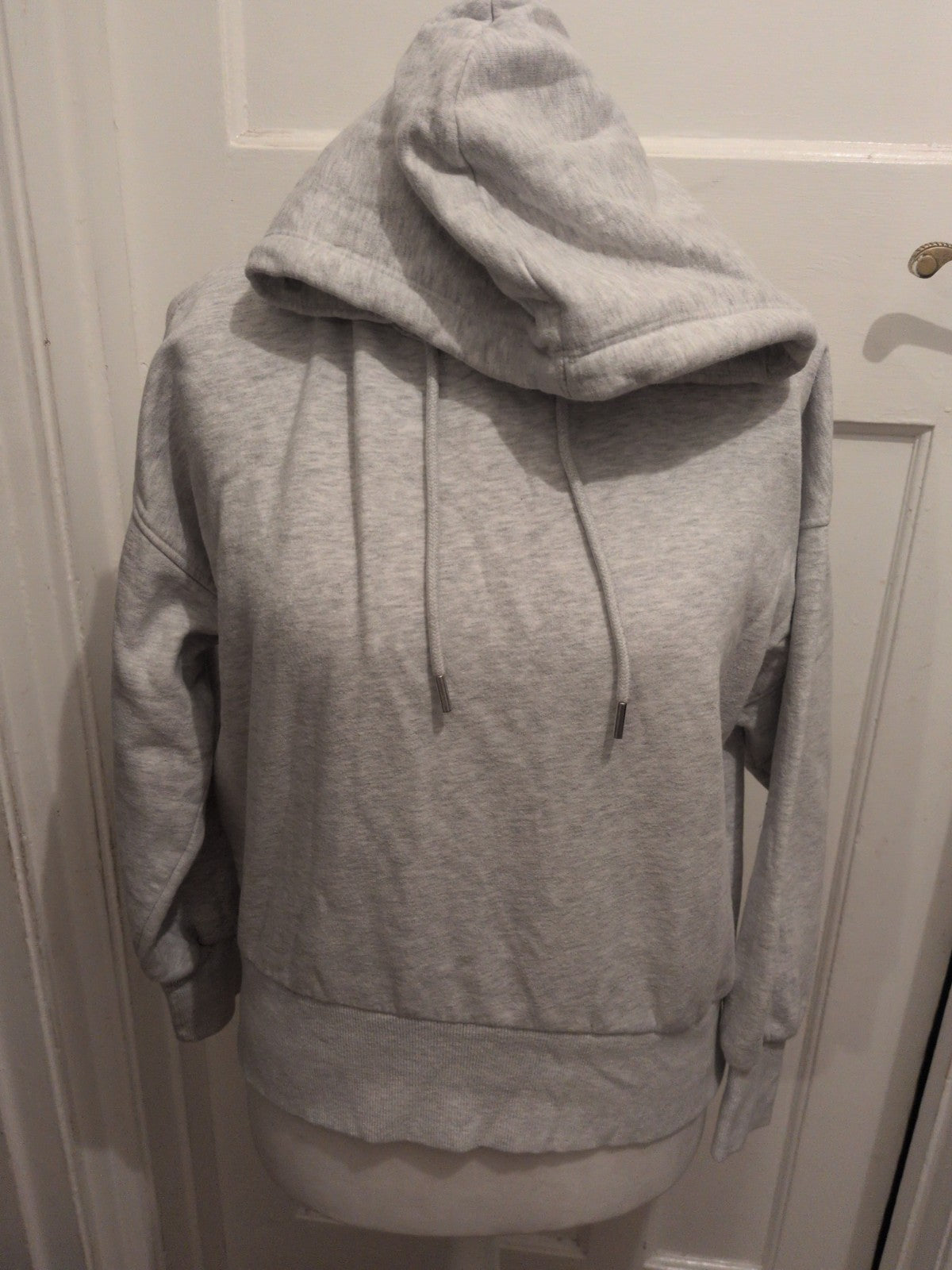 Ladies F&F Size 10 Grey Pullover Hoodie