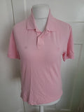 Mens Blue Harbour Size Small Pink Short Sleeved Polo