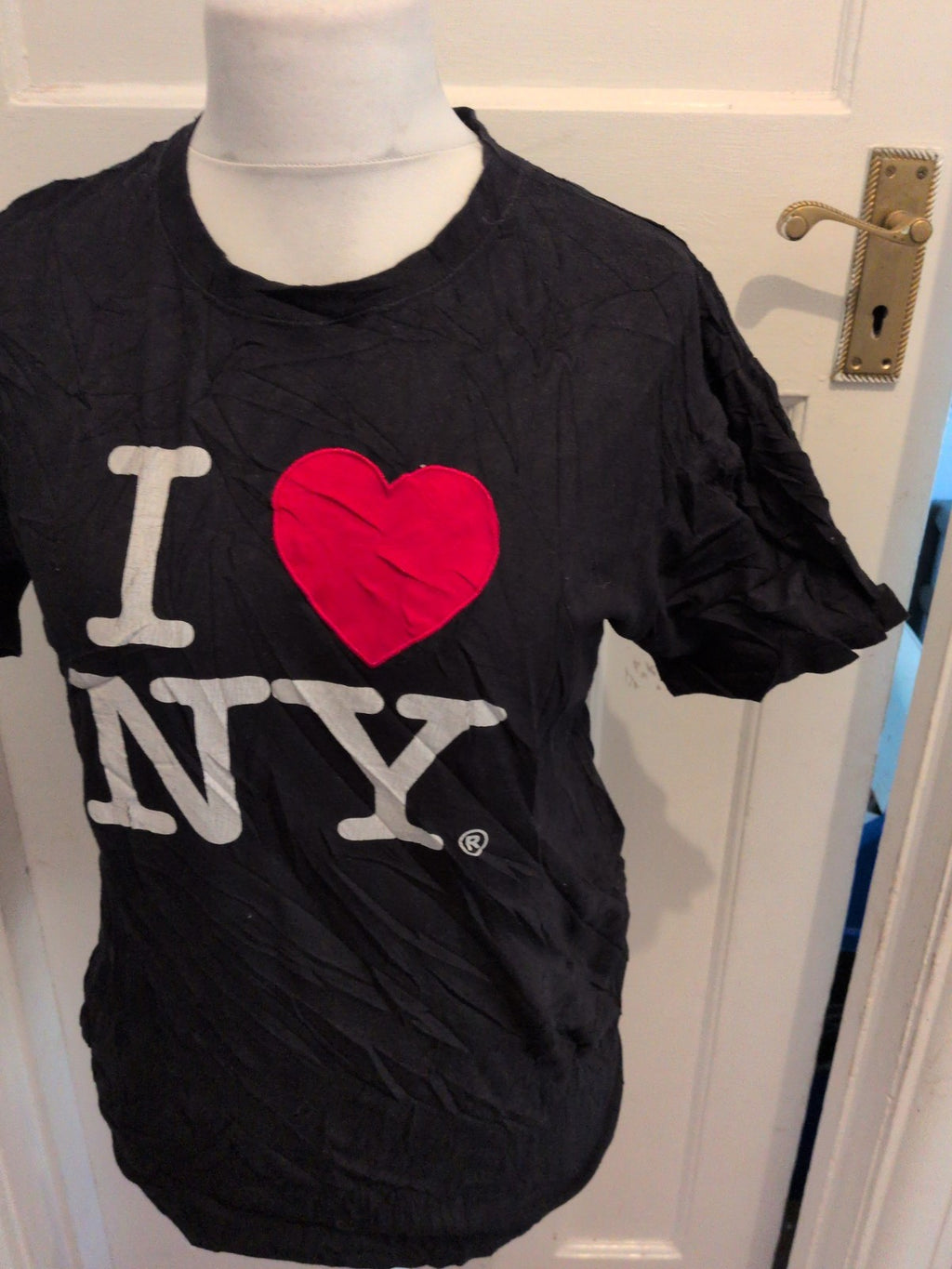 Ladies Large I Love NY Short Sleeve T-shirt