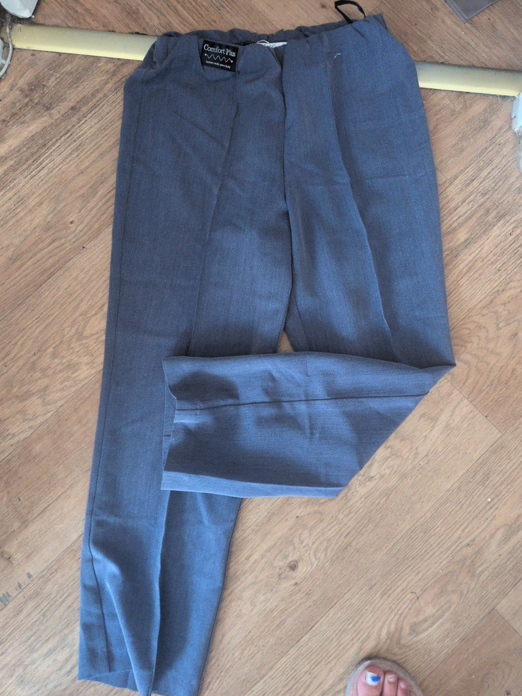 Classic 10 Grey Comfort Plus Pull On Trousers