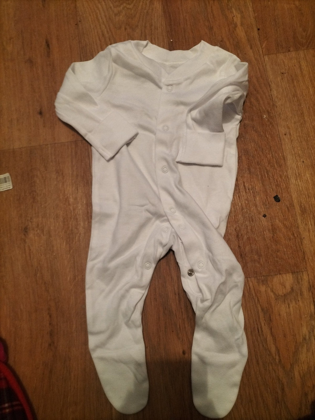 Unisex George 0-3 Month White Bodysuit