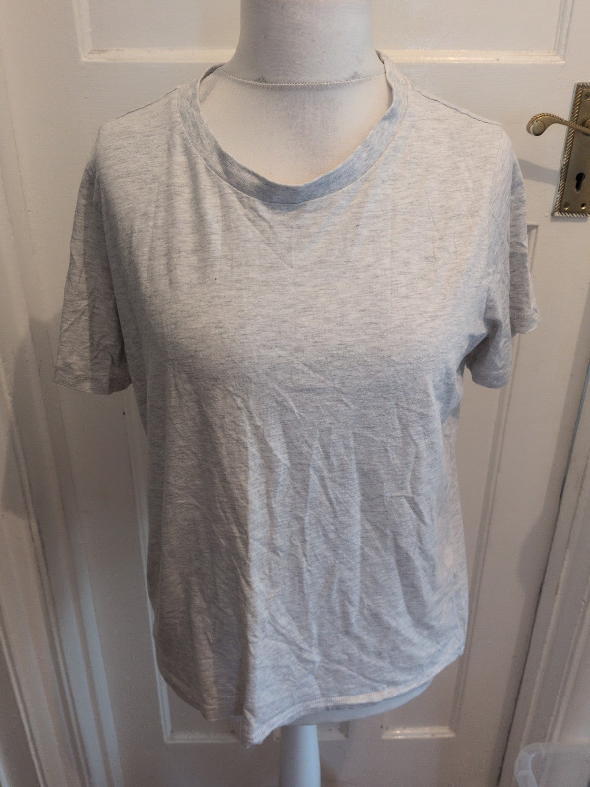 Primark 18-20 Grey Short Sleeve Pyjama Top