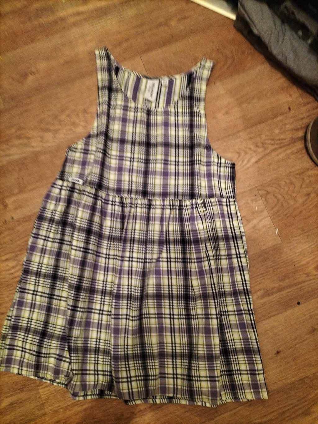 Ladies Collusion Size 4 Lilac Lime Black Sleeveless Dress