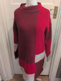 Primark 14-16 Multicoloured Long Sleeve Jumper Dress