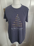 Ladies Size Large Christmas Short Sleeve T-shirt( The Most Wonderful Time Of The
