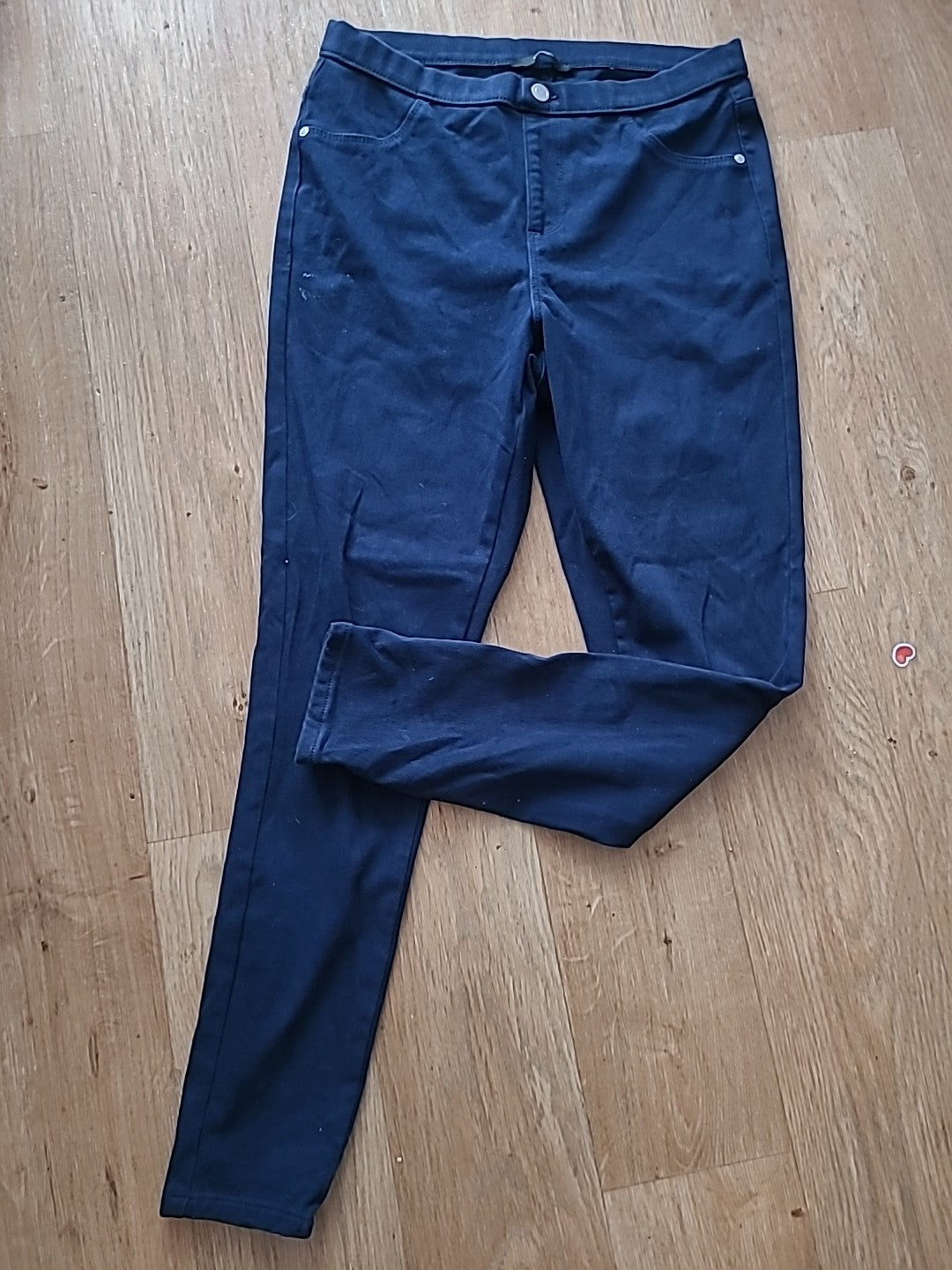Ladies George Size 12 Navy Stretch Jegging