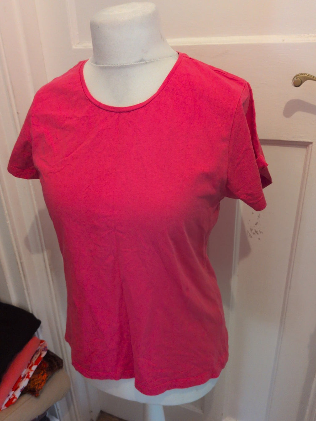 Primark 12-14 Medium Hot Pink Short Sleeve T-shirt