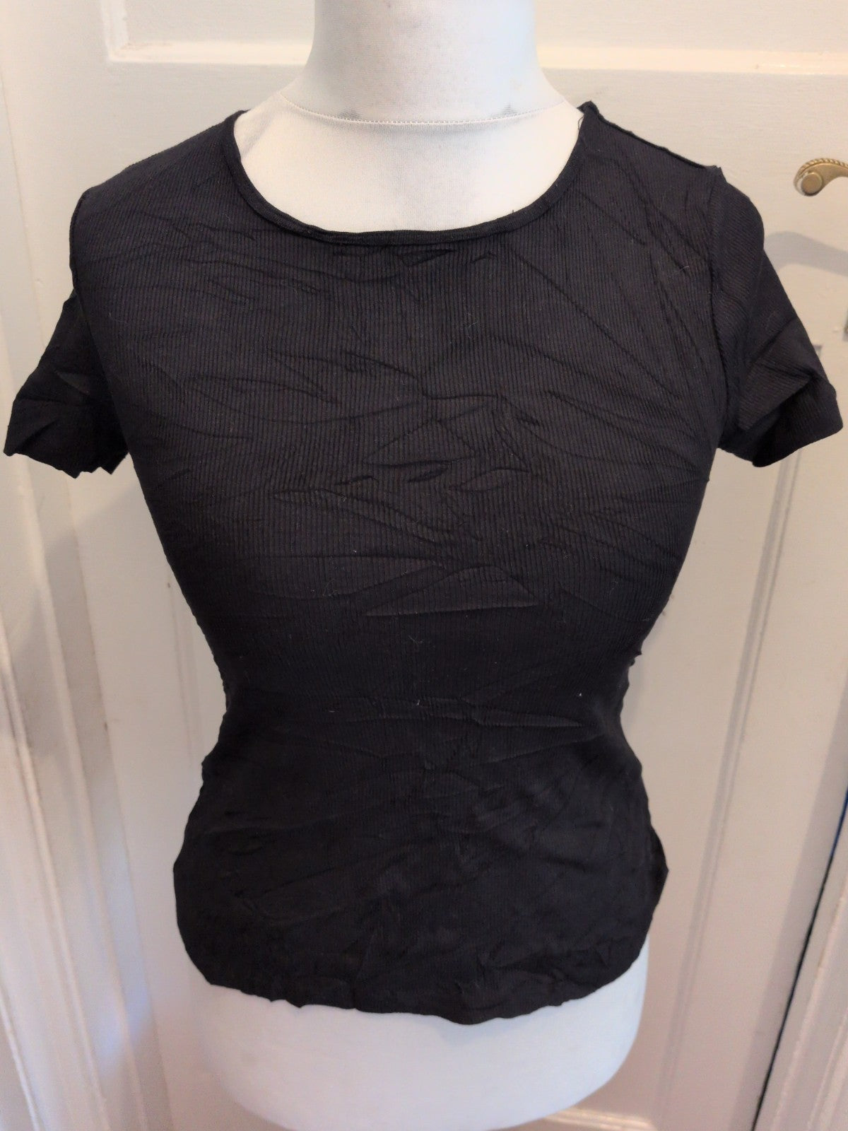 H&M M Black Tee Short Sleeve