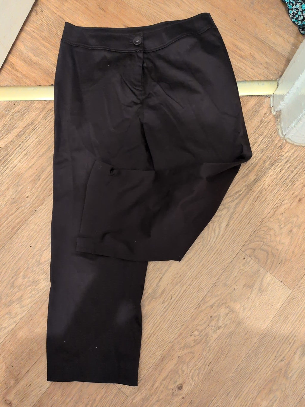 CC 12 Black Crop Trousers