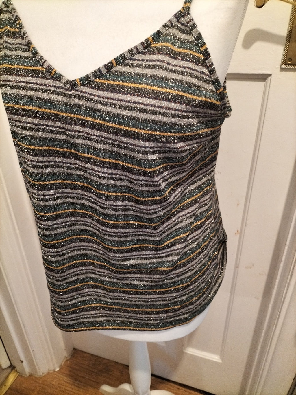 Ladies Tu Size 18 Shimmer Multi Sleeveless Blouse