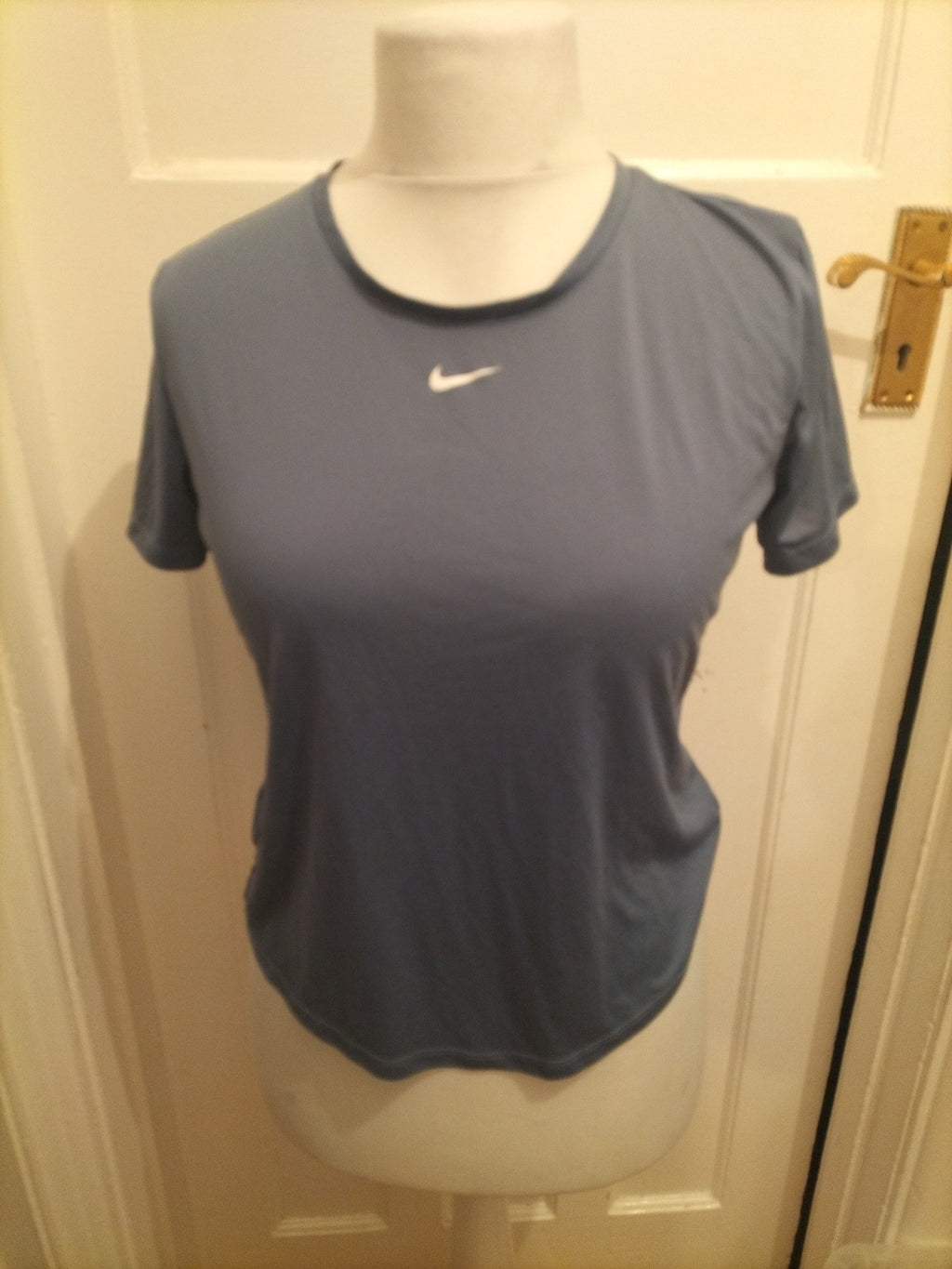 Ladies Nike Size Small Blue Short Sleeved Dri Fit Tshirt