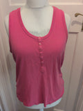 Casual Comfort 20/22 Pink Sleeveless Blouse