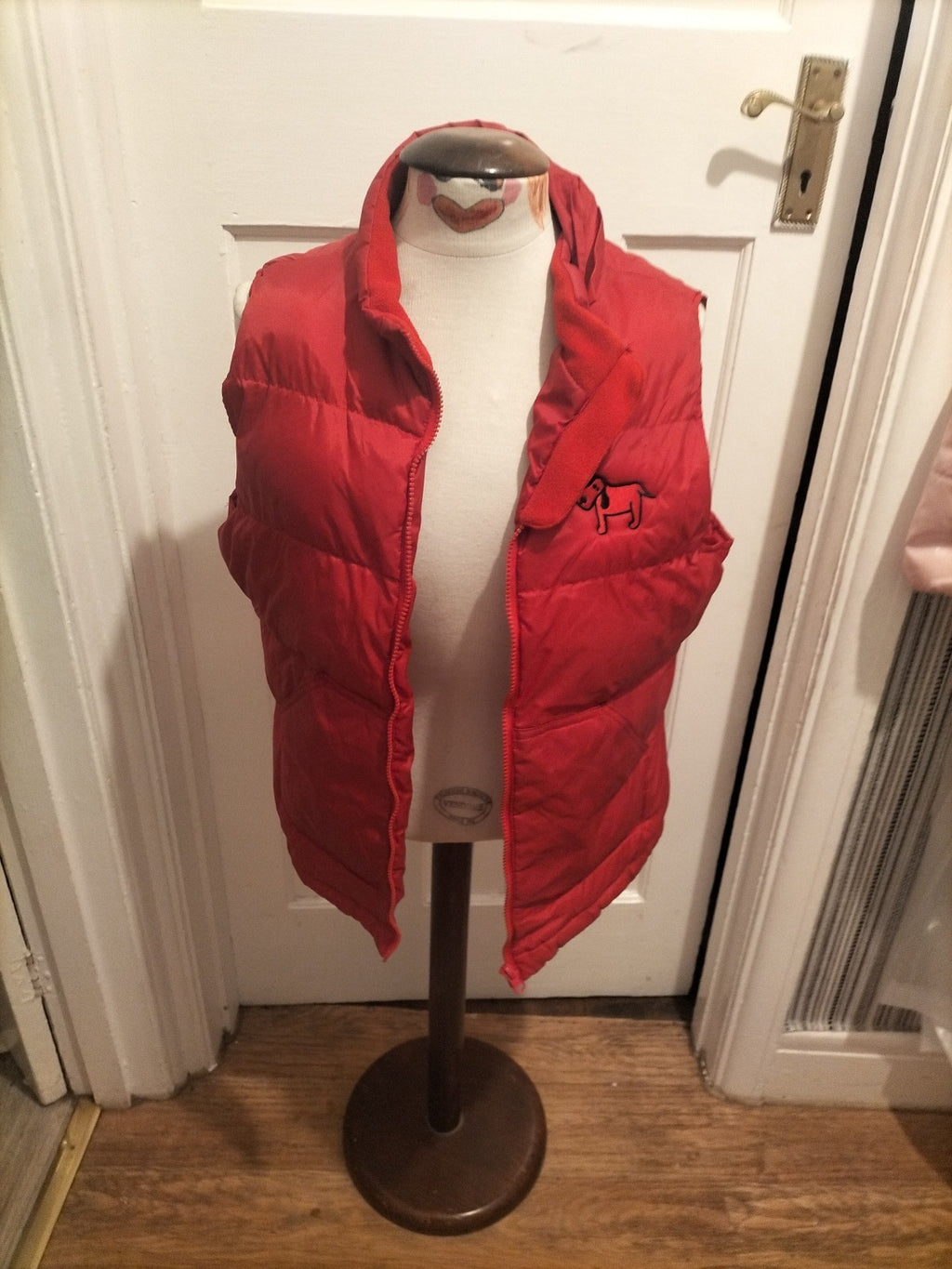 Ladies B&C Collection Size Large Red Puffer Jacket