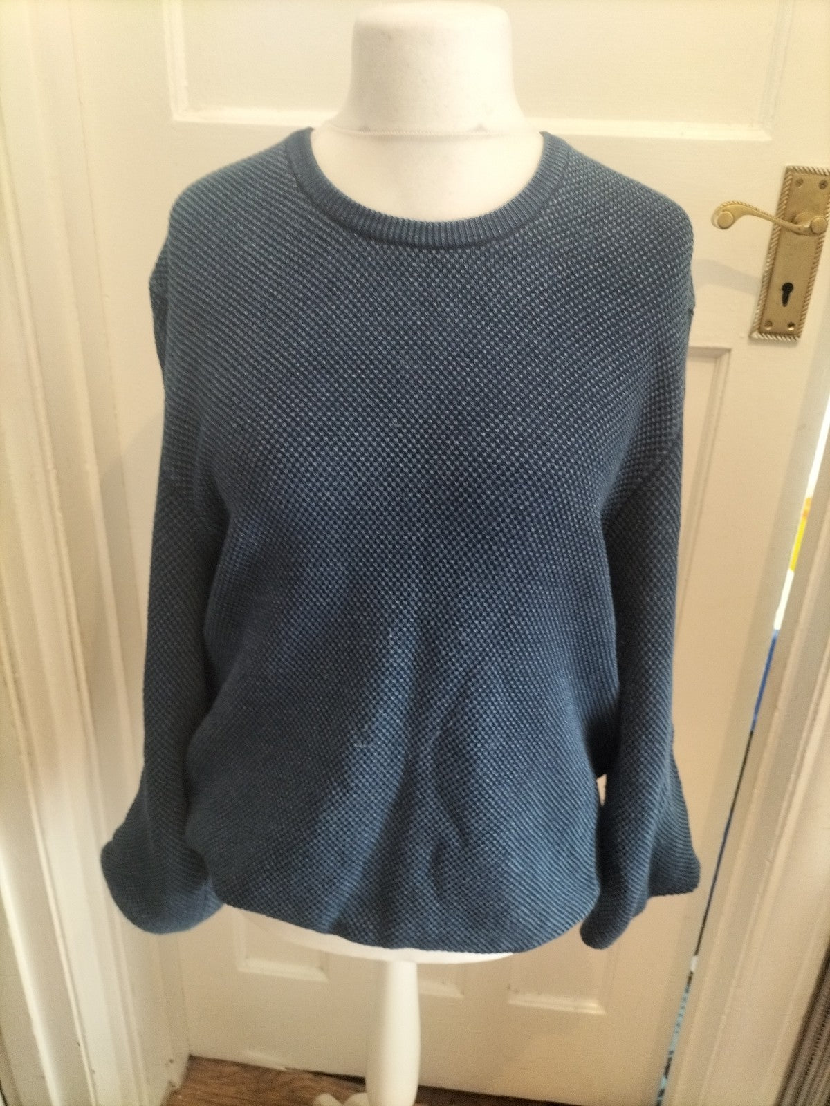 French Connection Large Regular Navy Long Sleeve Jumper