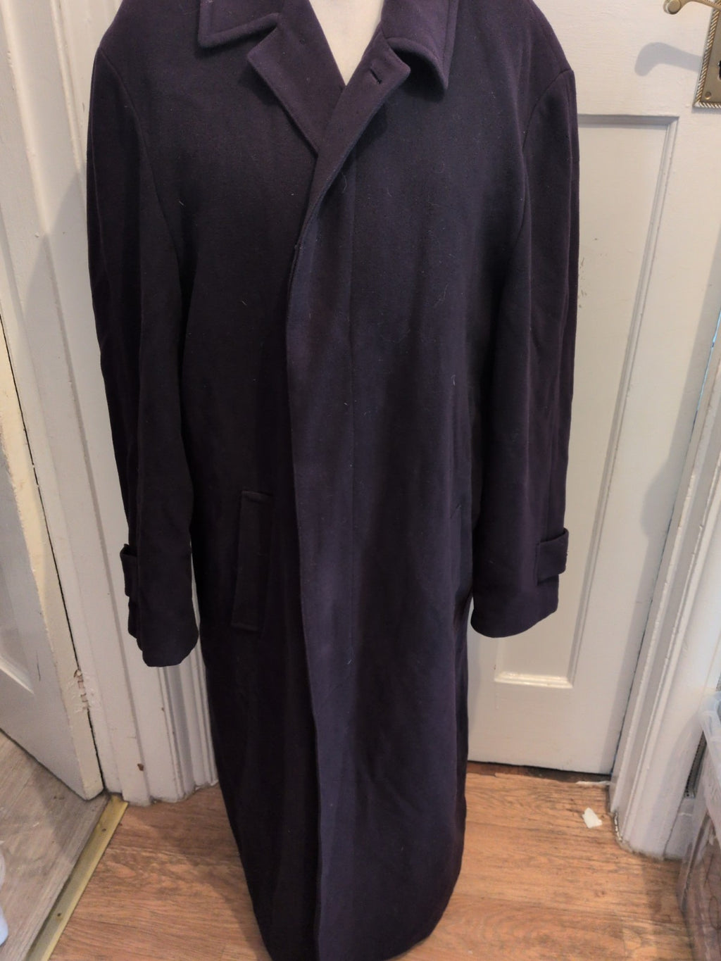 Zpo Warmia Size 102 Wool And Cashmere Navy Jacket