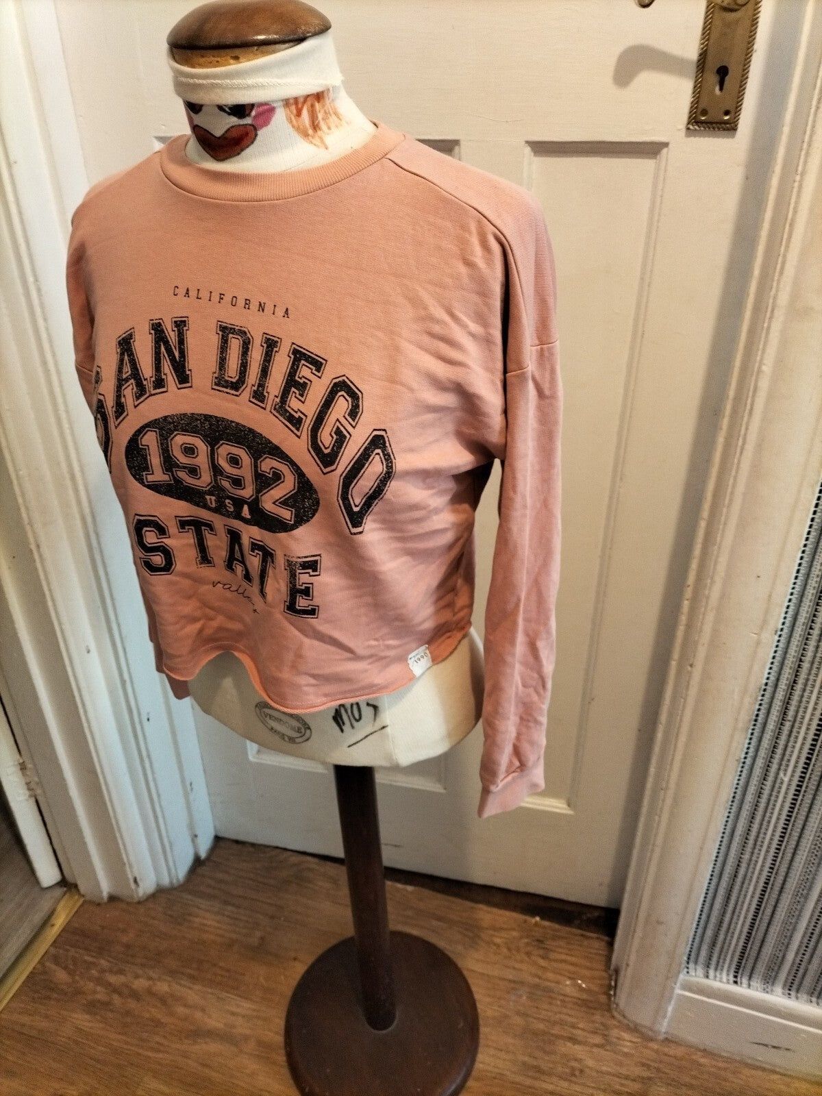 Girls George 11-12 Years Pink Long Sleeved Jumper