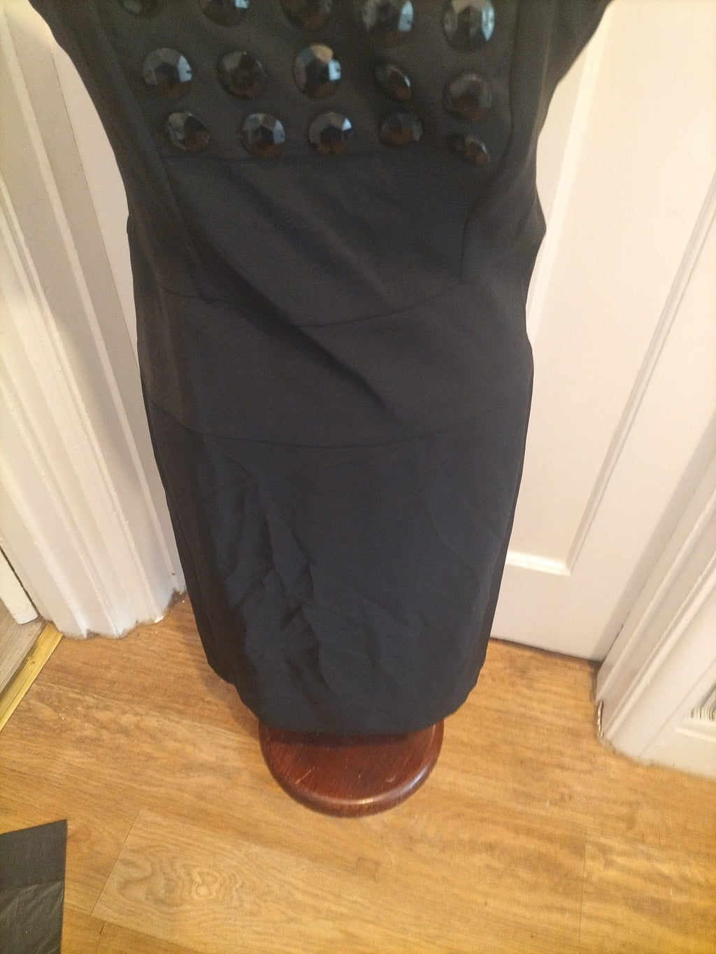 Ladies Unbranded Size 14 Black Sleeveless Dress
