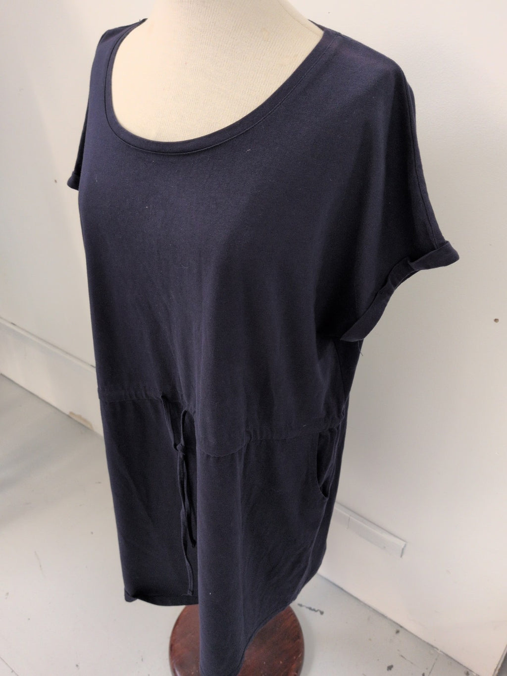 Love Leisure 20 Navy Short Sleeve Dress
