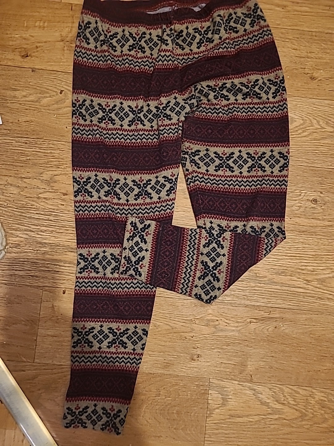 Ladies New Look Size Medium Multicoloured Leggings
