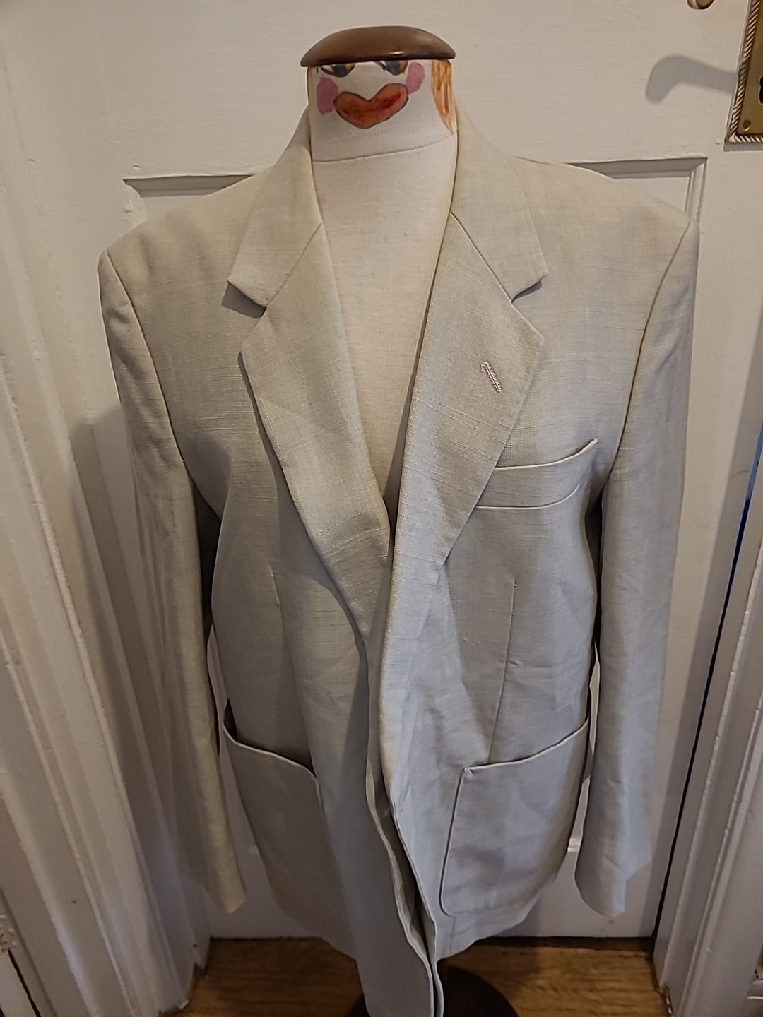Mens Hodges Size Medium Stone Padded Lined Blazer