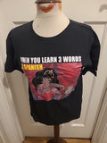 Ladies Zara Disney Size Small Black Aladdin Tshirt