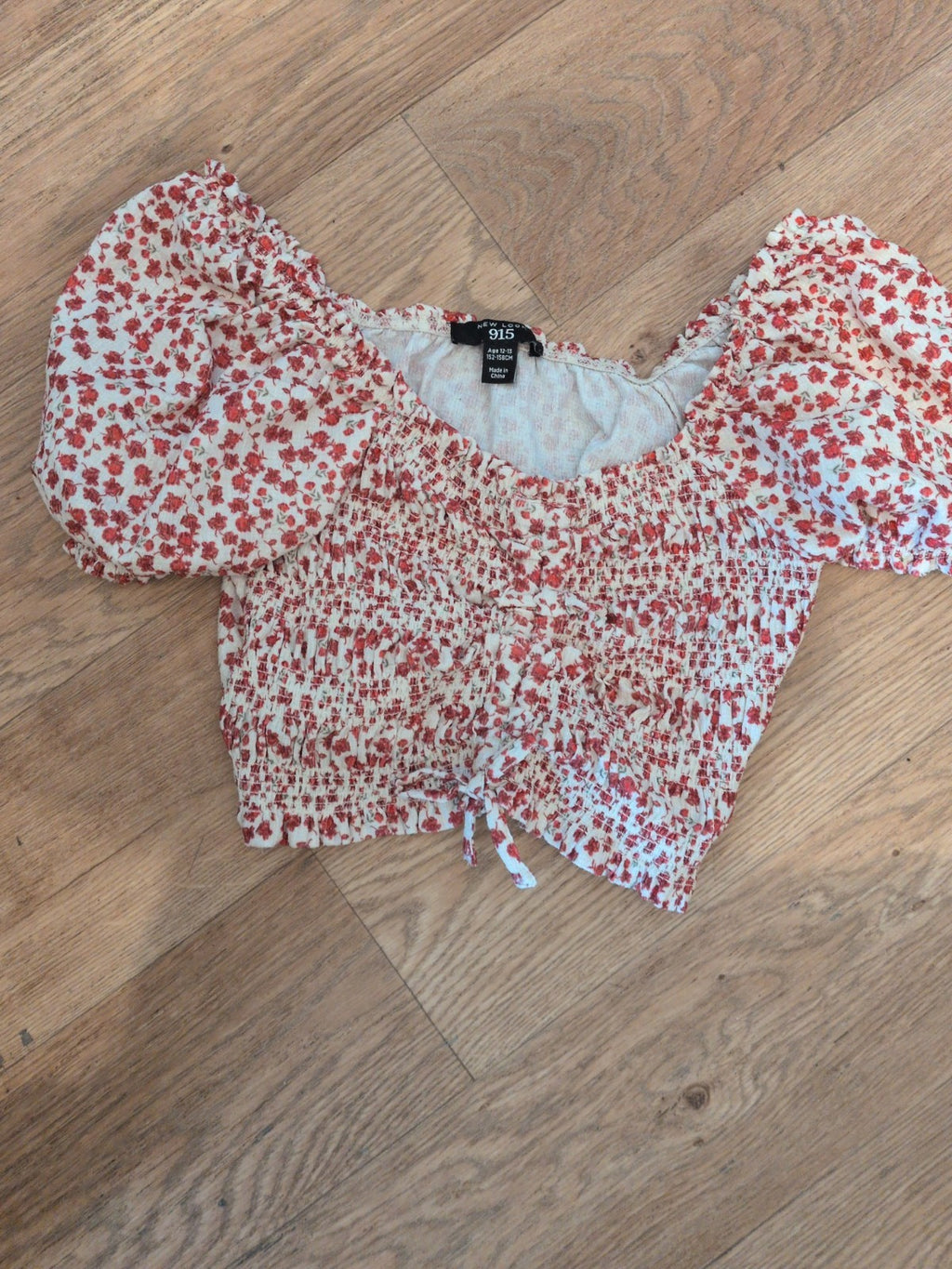 New Look 915 12-13 Years Floral Crop Top