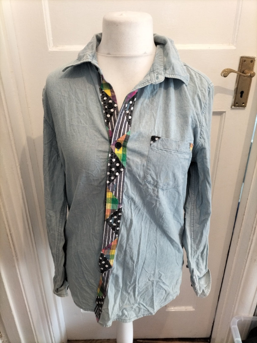 Rhythm Medium Denim Colour Long Sleeve Shirt