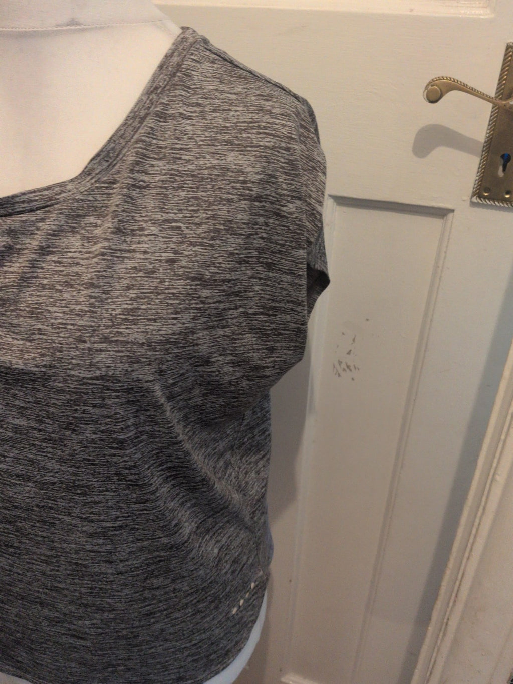 Souluxe Medium Grey Fleck Short Sleeve T-shirt
