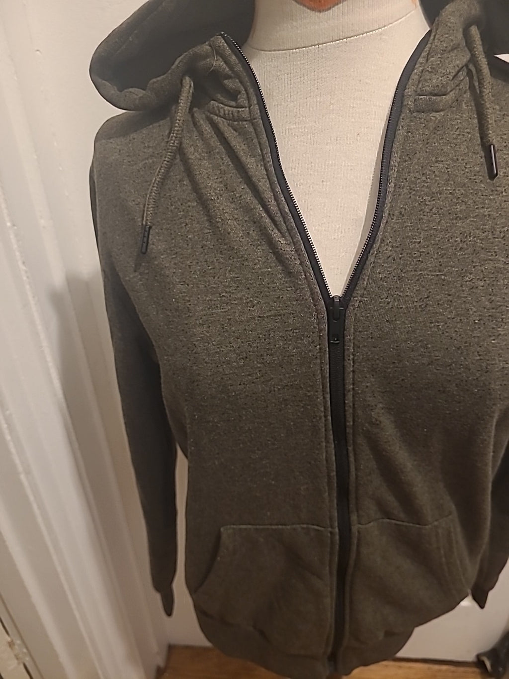 Mens Primark Size XS Khaki Zip Through Jacket