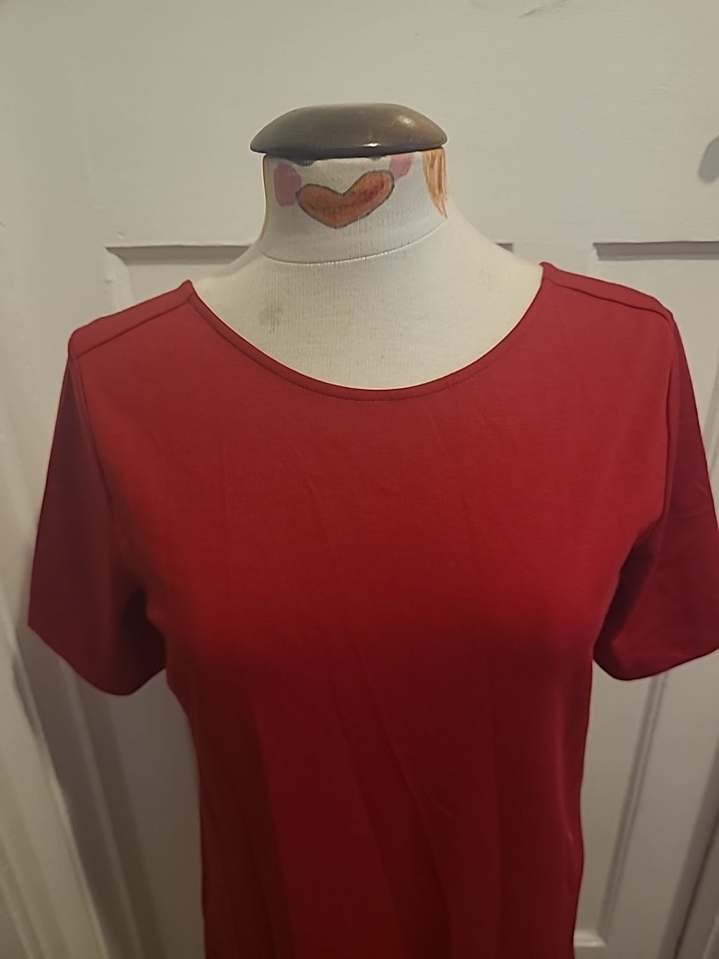 Ladies Gap Size Medium Red Short Sleeved Dress