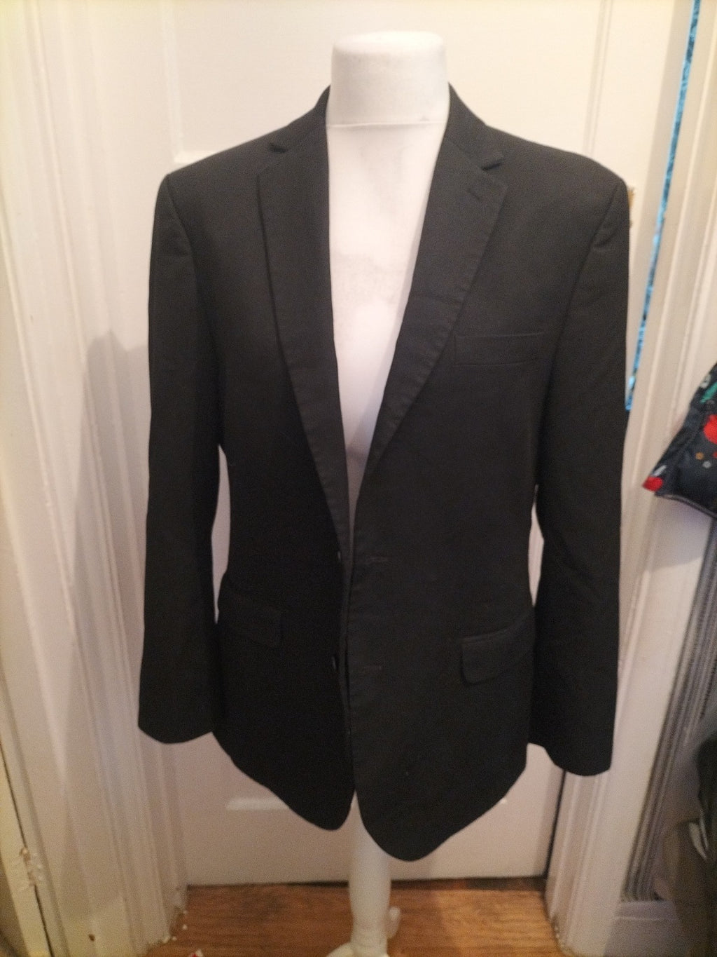 Mens M&S Size 42M Regular Fit Black Blazer