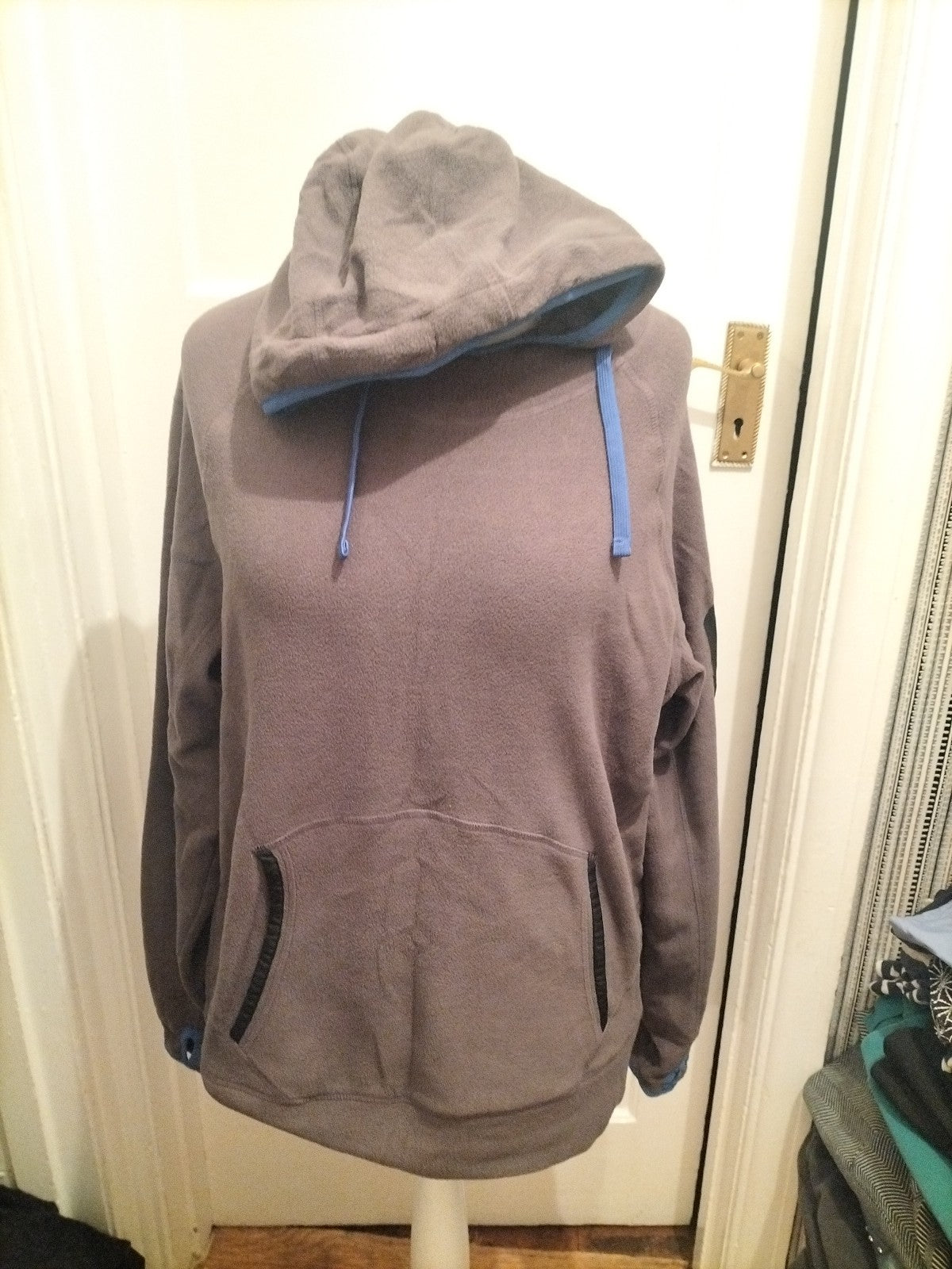 Mens Workwear Size M Grey Pullover Hoodie