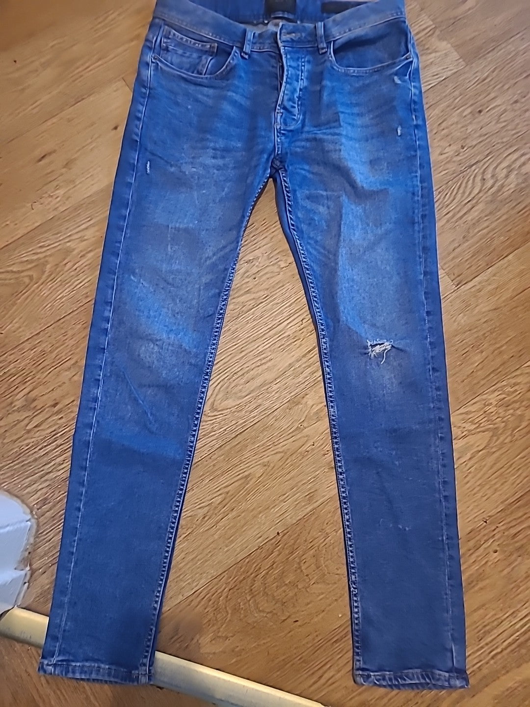 mens jeans 30 waist 32 leg Denim & Co  Blue