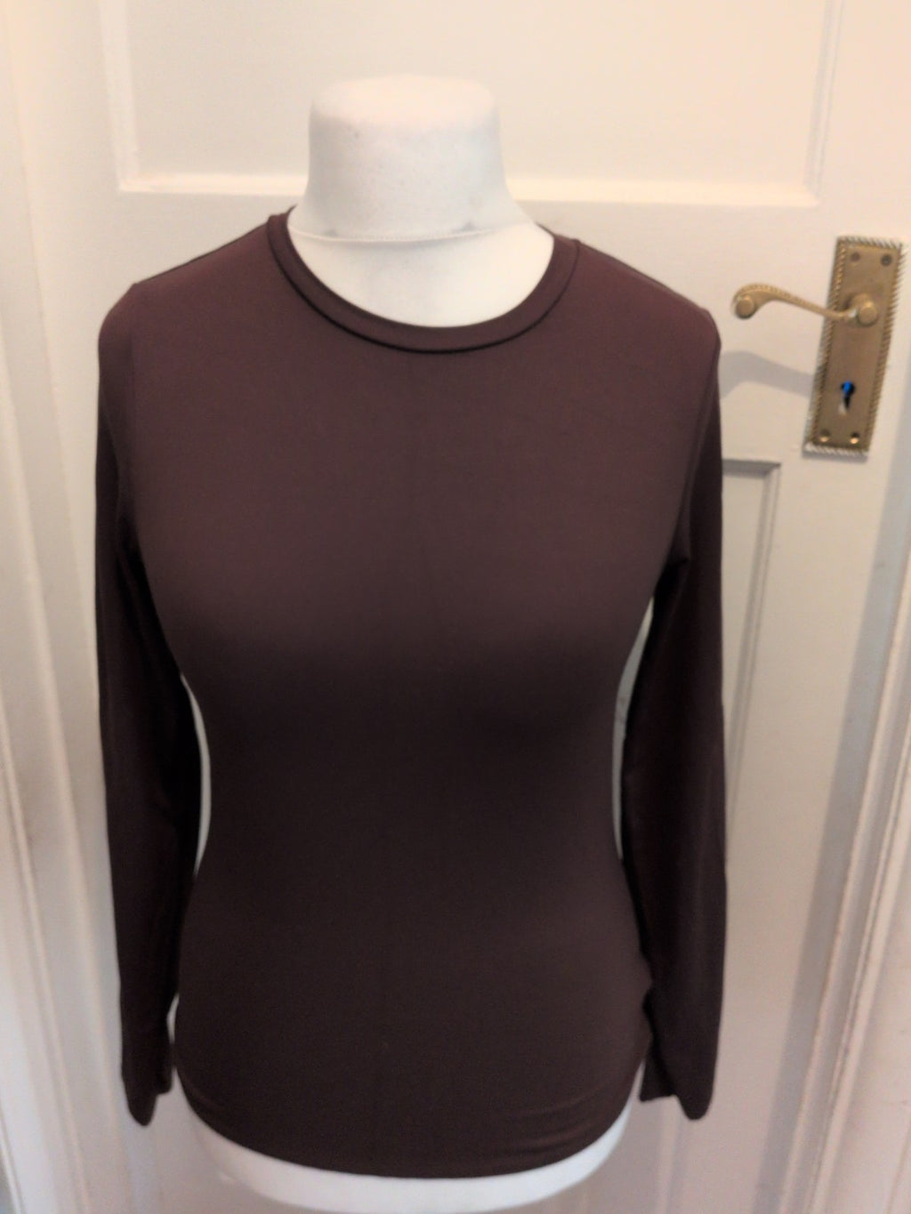 Primark Medium Brown Long Sleeve With Thumb Hole T-shirt