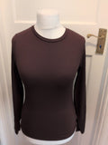 Primark Medium Brown Long Sleeve With Thumb Hole T-shirt