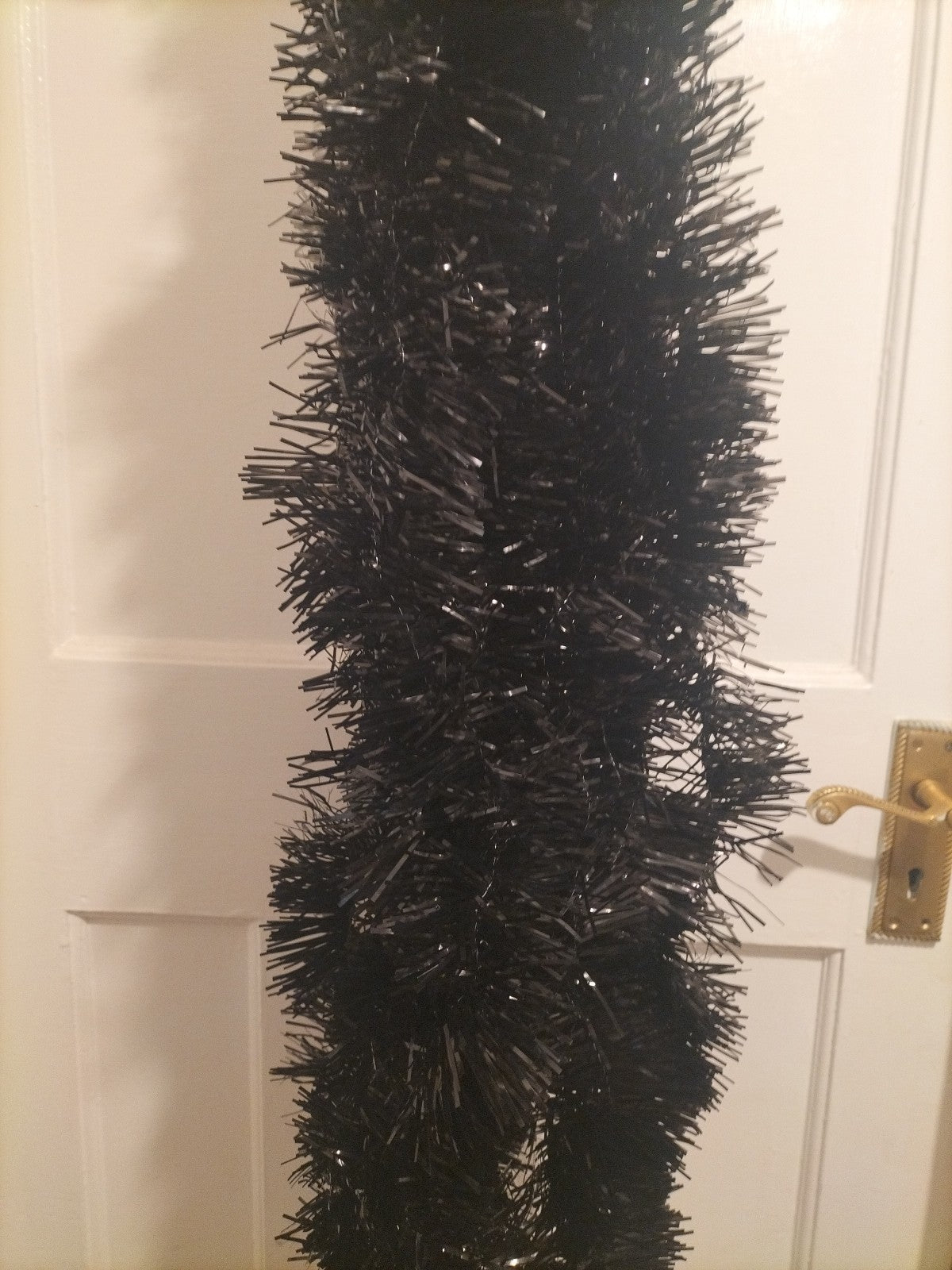 Brand new Black 2M Christmas decoration Tinsel