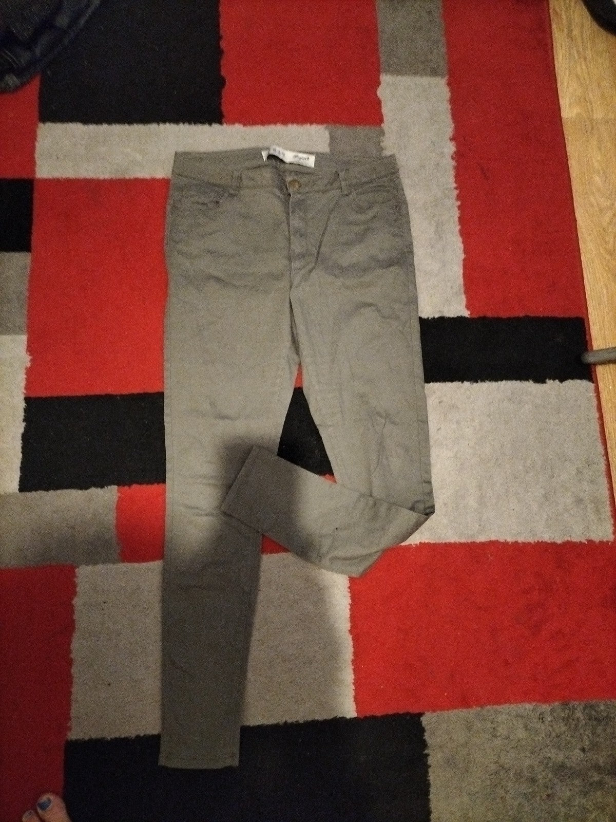 Ladies Denim&Co Size 12 Sage Green Jeans