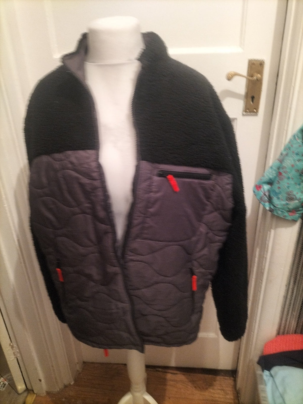 TU Large Dark Grey And Black Zipped Jacket