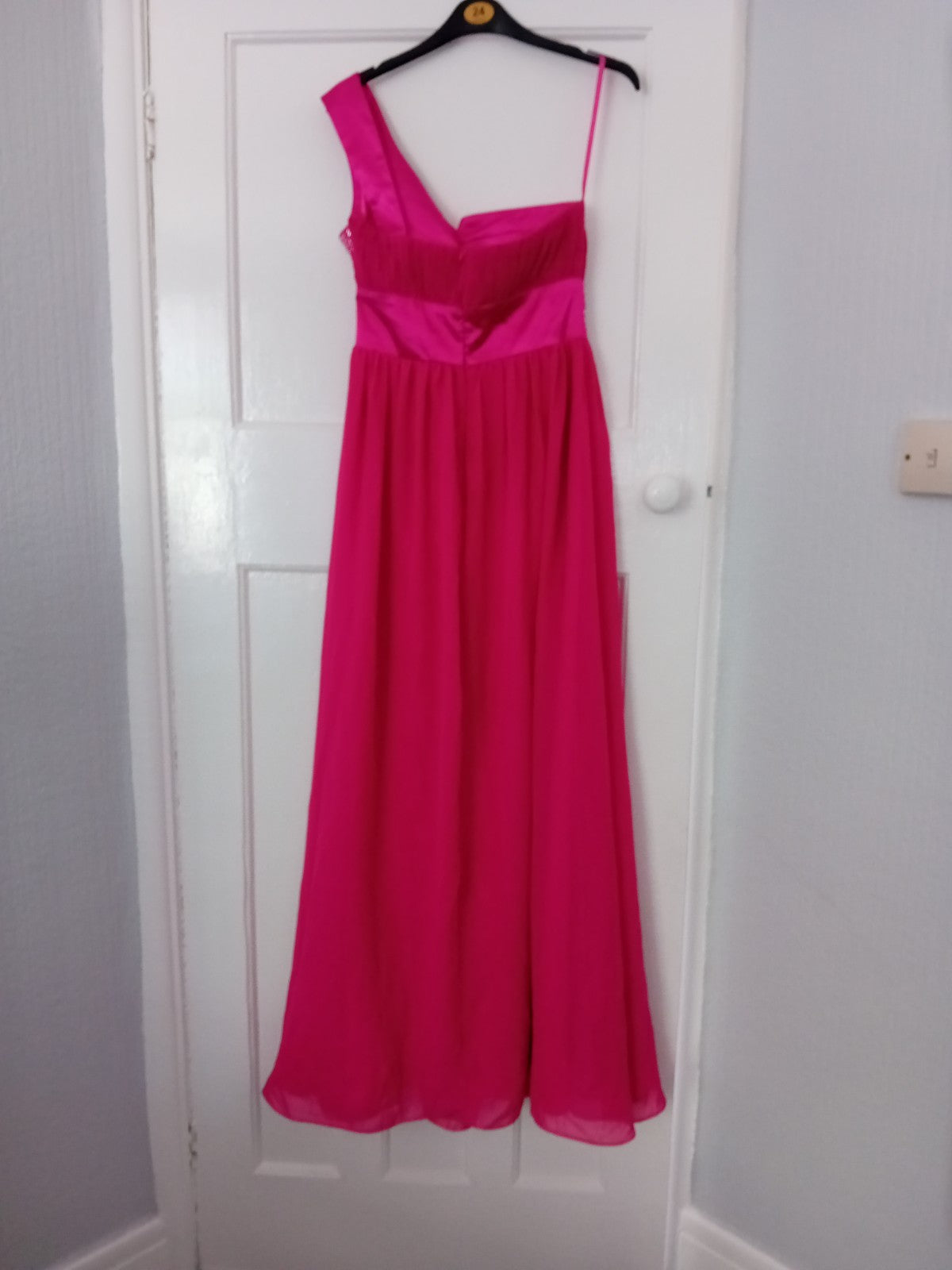 Ladies Era Boutique Cerise Pink Evening Dress Size Small Free Delivery