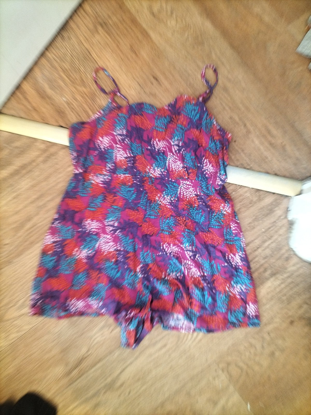 Primark 10 Purple/Pink Sleeveless Playsuit