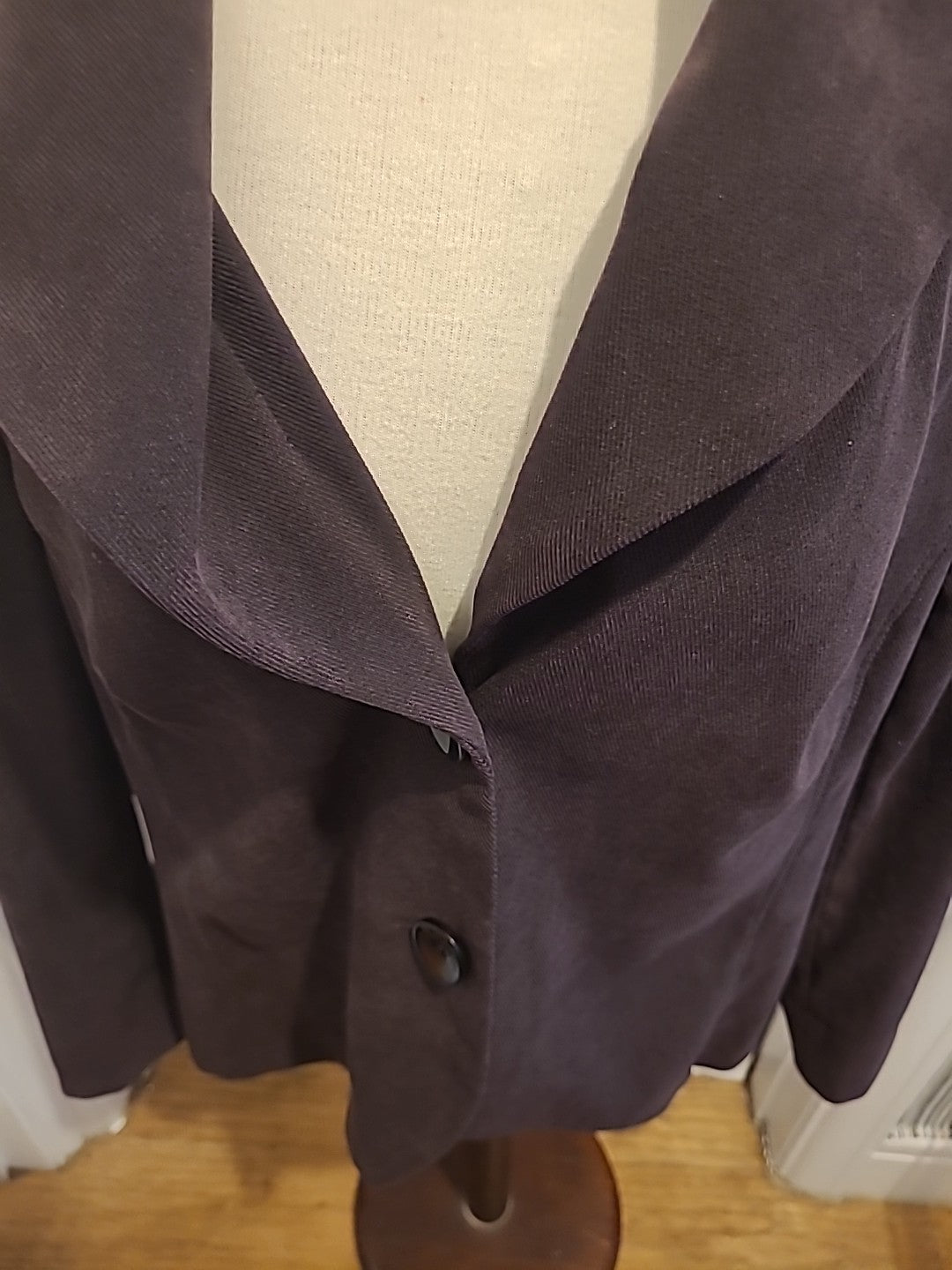 Ladies Bellymod Lifestyle Size 16 Rrp £67.50 Purple Padded Lined Blazer