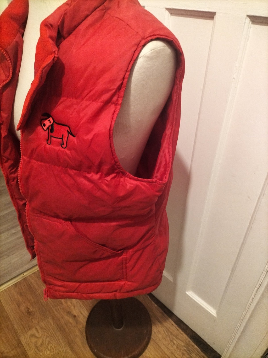 Ladies B&C Collection Size Large Red Puffer Jacket