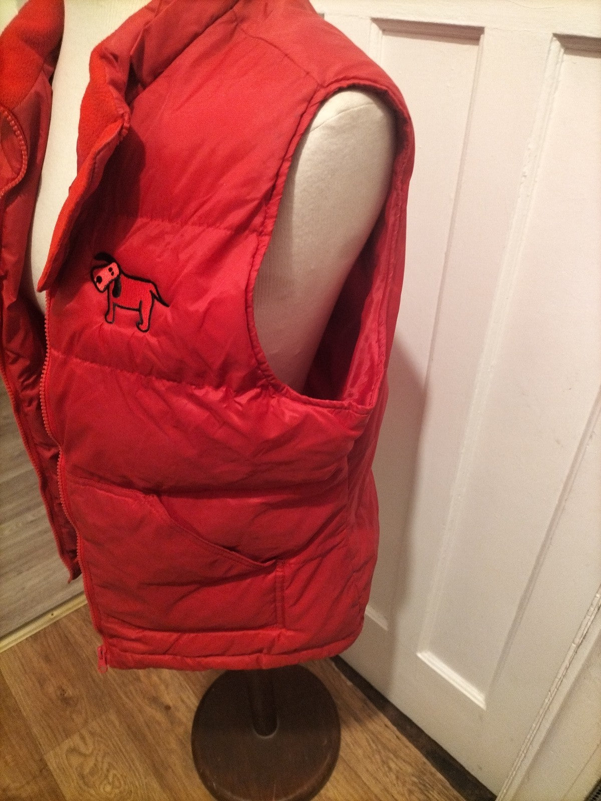 Ladies B&C Collection Size Large Red Puffer Jacket