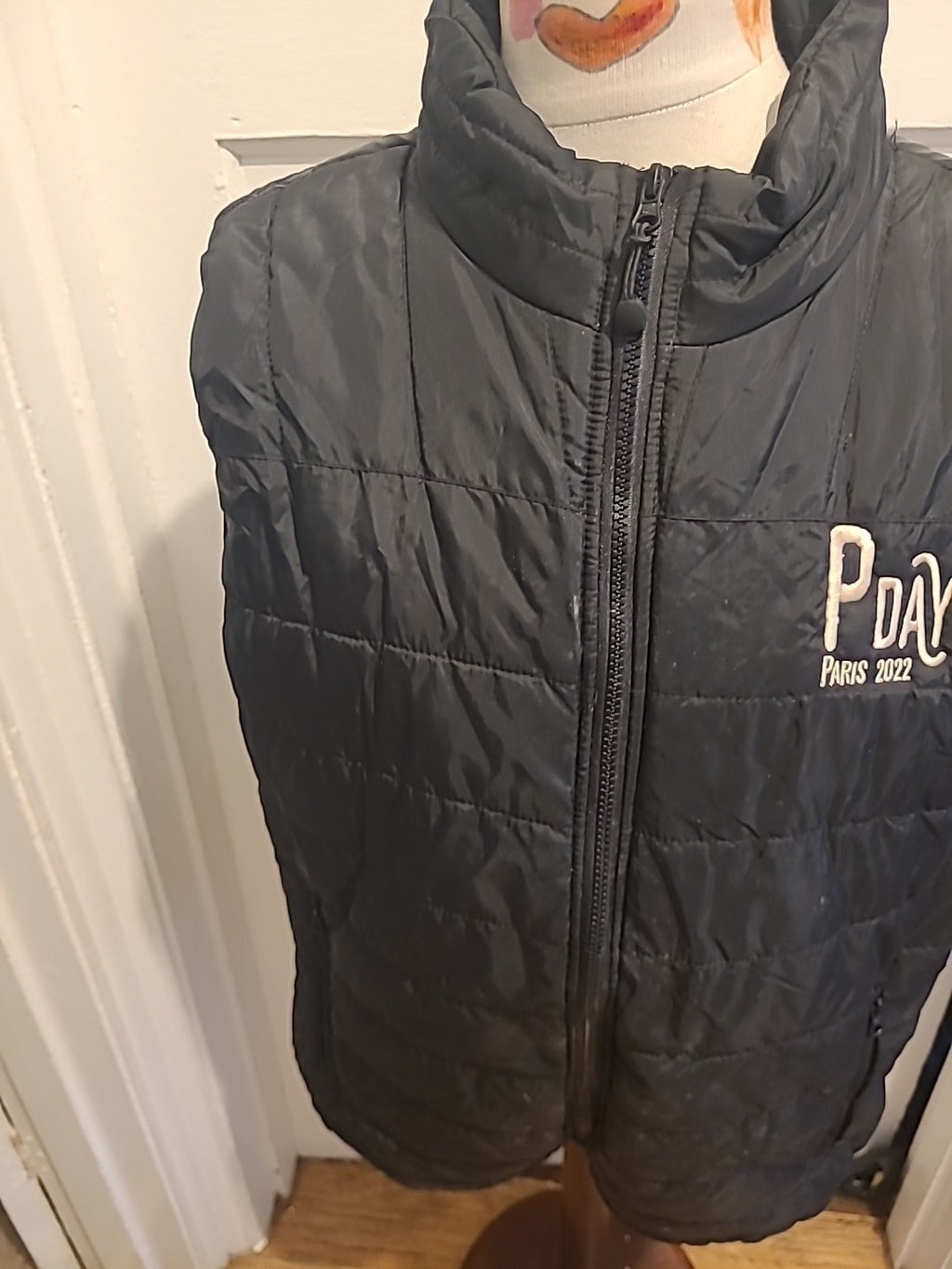 Mens Pen Duick Size XL Black Sleeveless Puffer Jacket